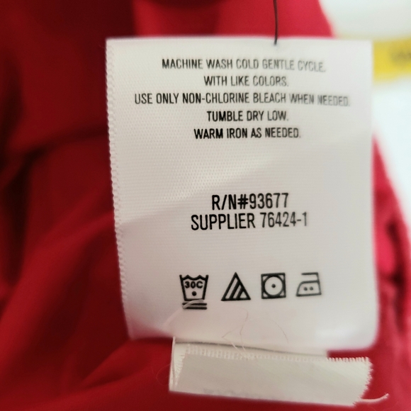 Liz Claiborne Pants Casual Red Elastic Waist Pull On Plus Size 22W NWT - Picture 11 of 12